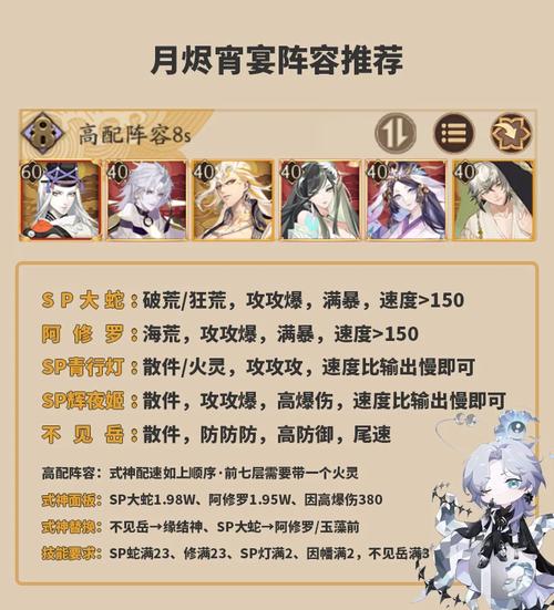 阴阳师提速阵容？阴阳师提速阵容怎么搭配？